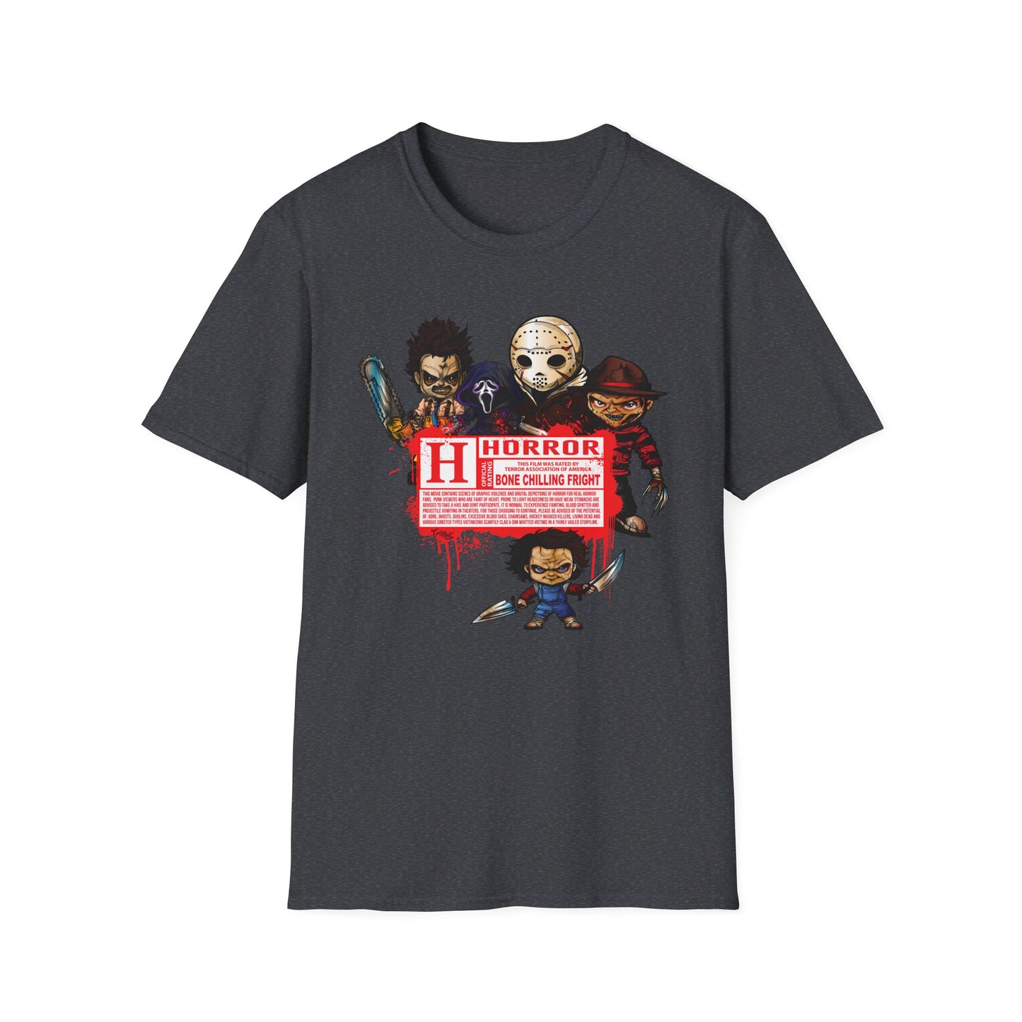 Horror Disclaimer Lil Slashers - Slashers Tee Shirt