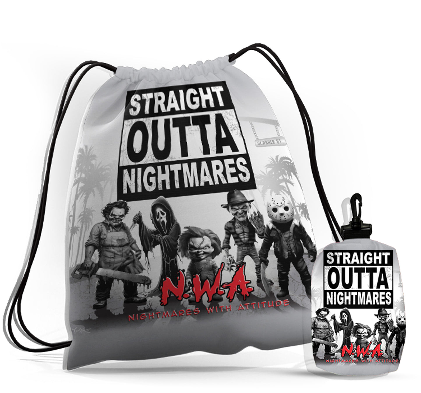 DrawString Bag Straight Outta Nightmares