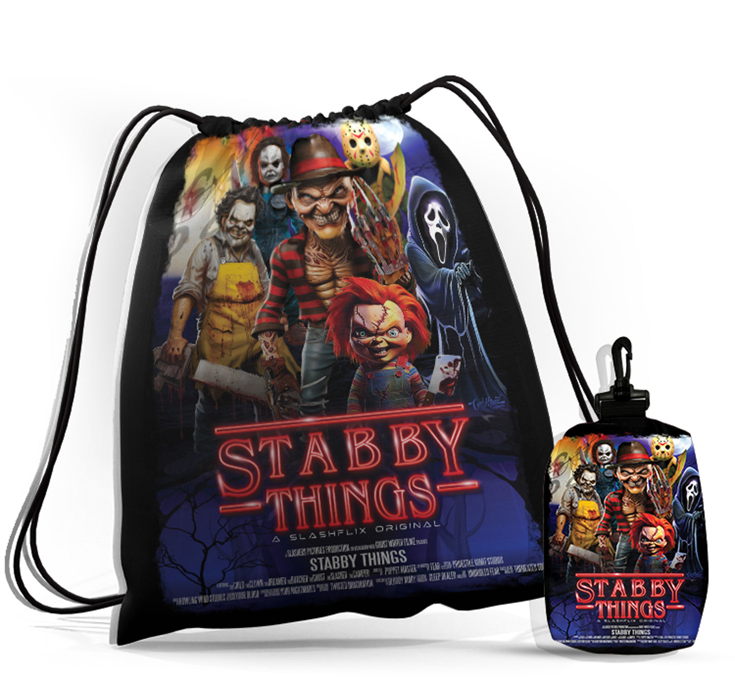 Drawstring Bag Stabby Things
