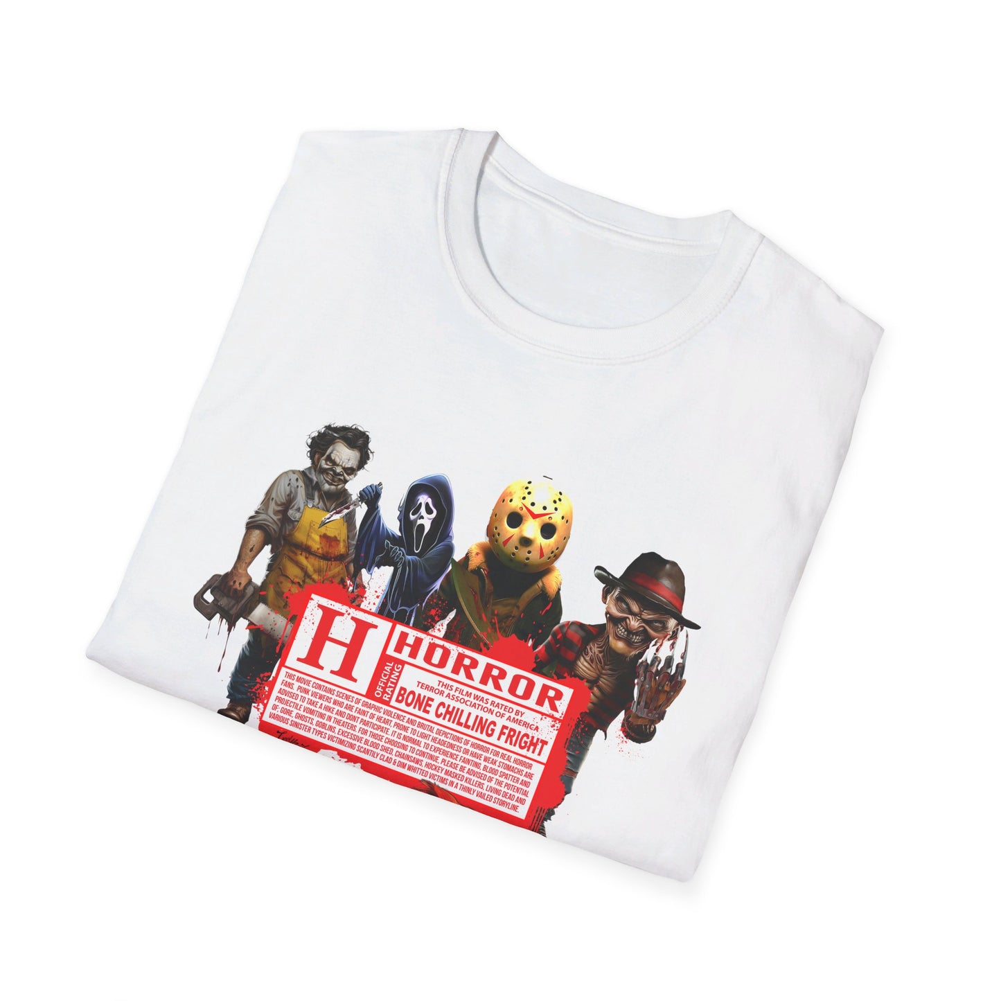 Horror Disclaimer - Slasher Tee Shirt