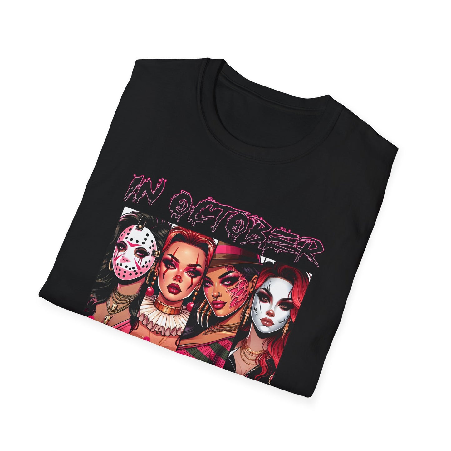 In October We Wear Pink  - Slashers Tee Shirt