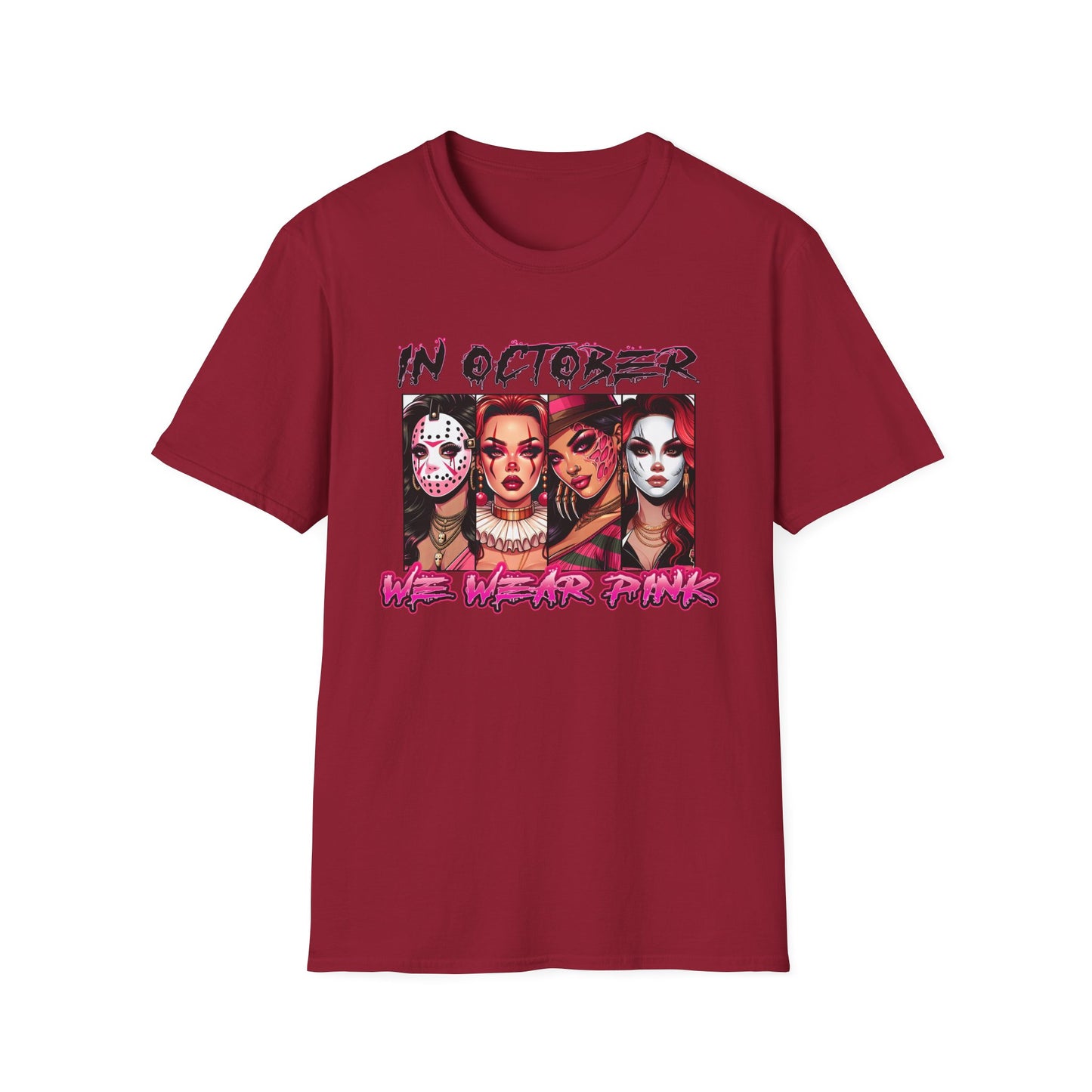 In October We Wear Pink  - Slashers Tee Shirt