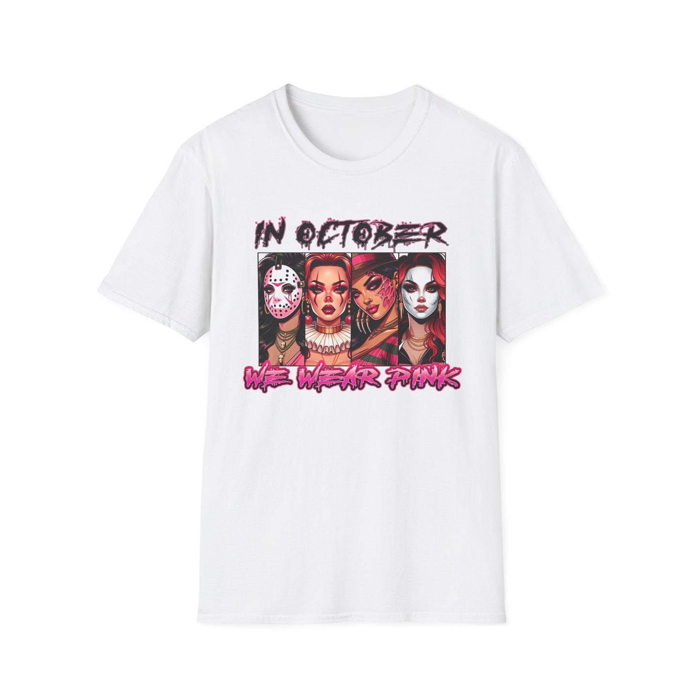 In October We Wear Pink  - Slashers Tee Shirt