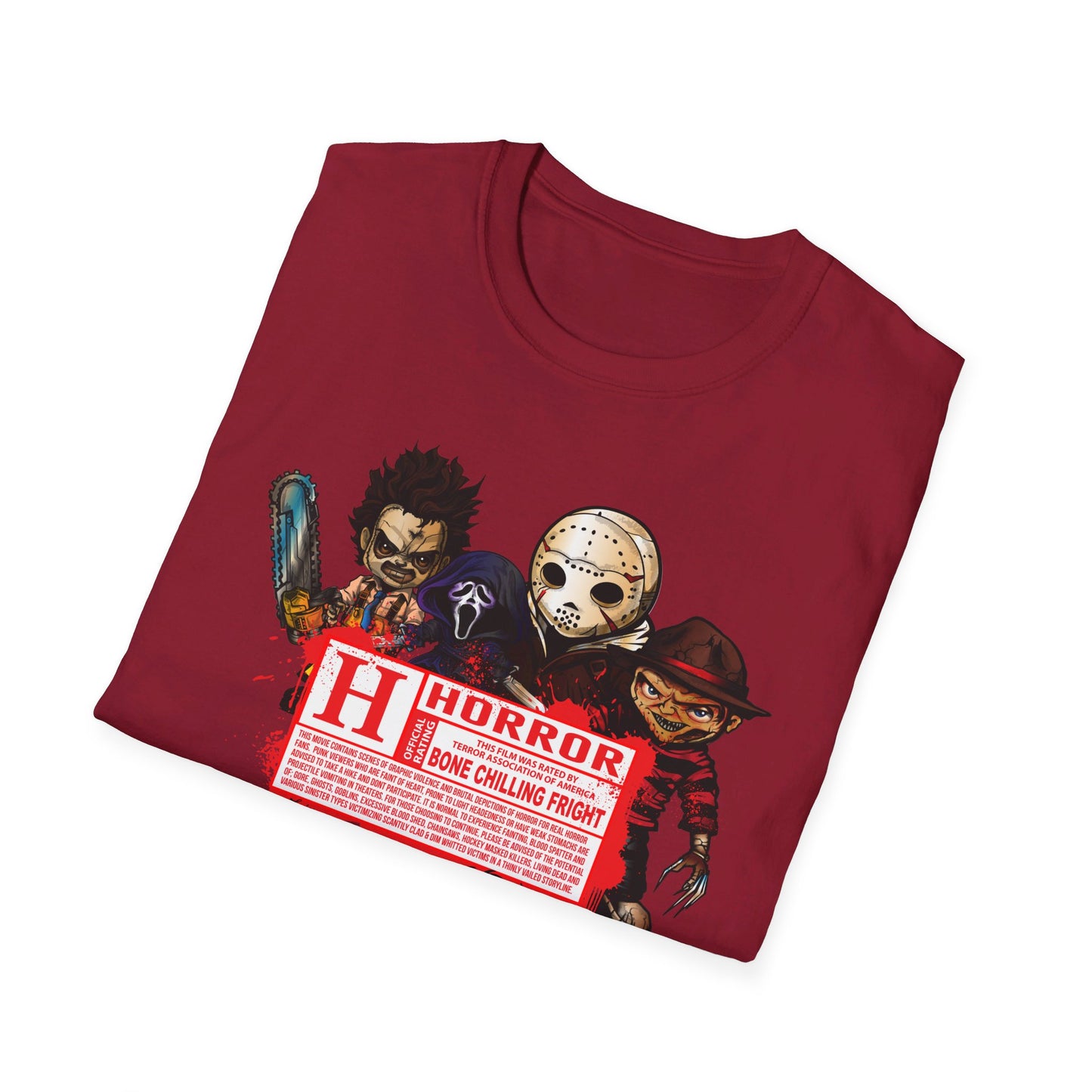 Horror Disclaimer Lil Slashers - Slashers Tee Shirt