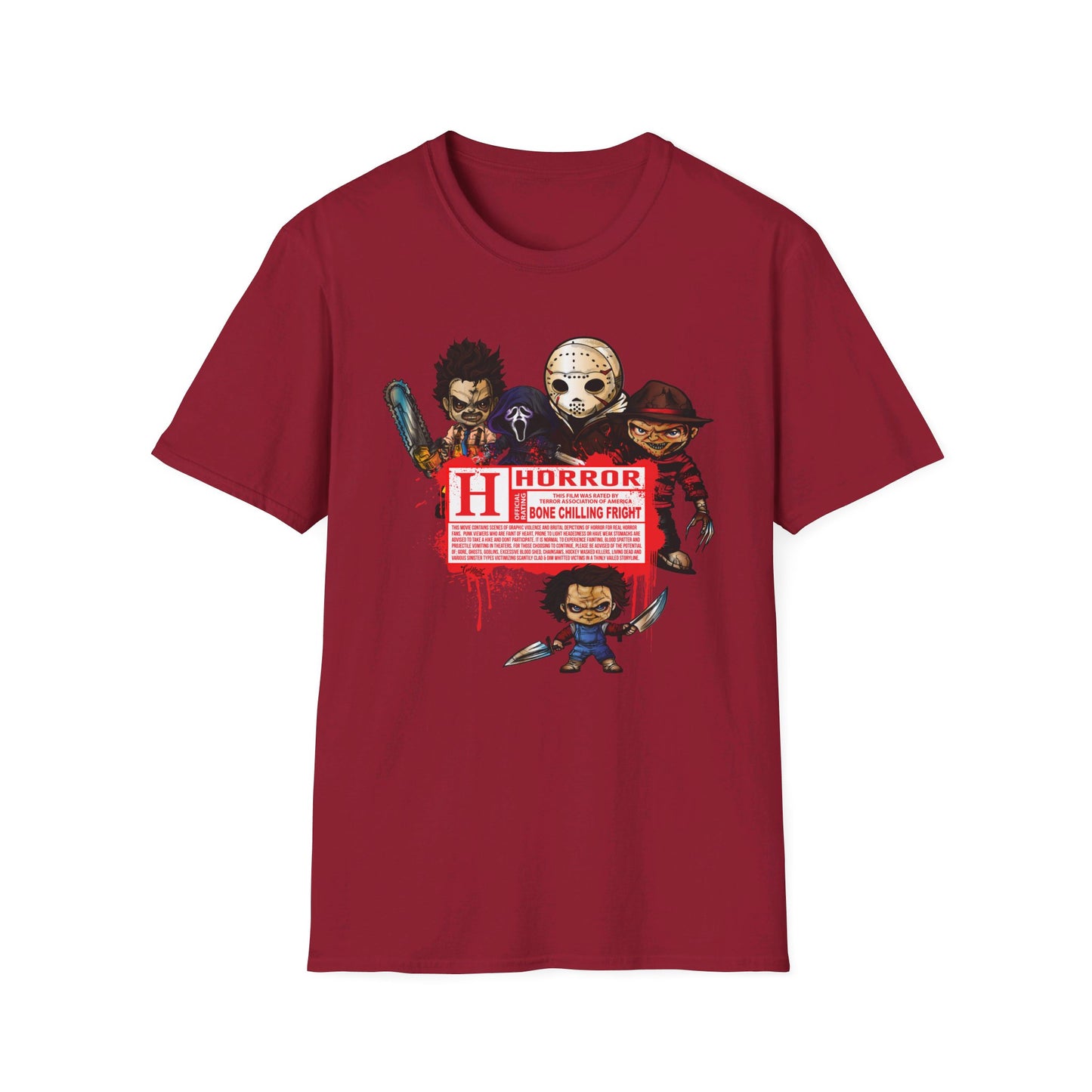 Horror Disclaimer Lil Slashers - Slashers Tee Shirt