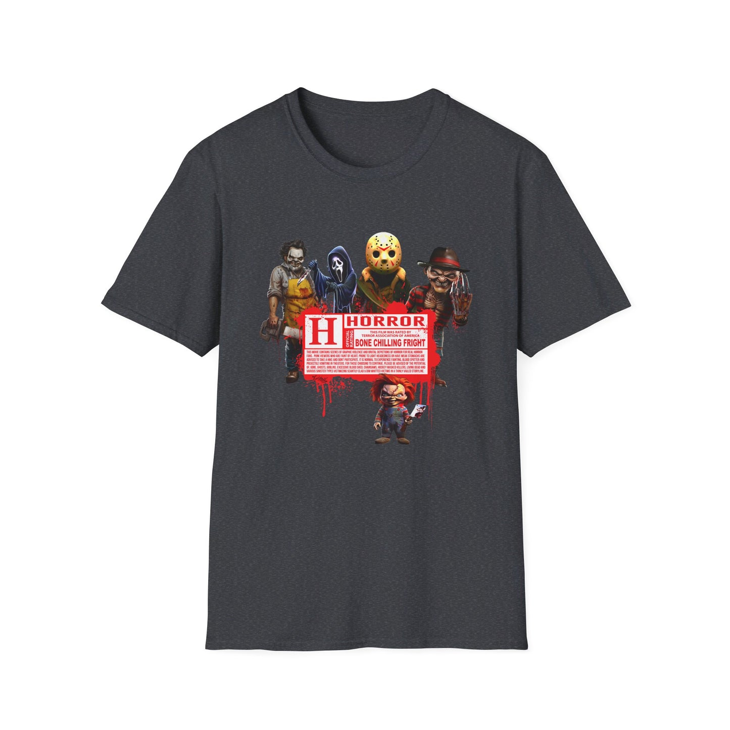 Horror Disclaimer - Slasher Tee Shirt