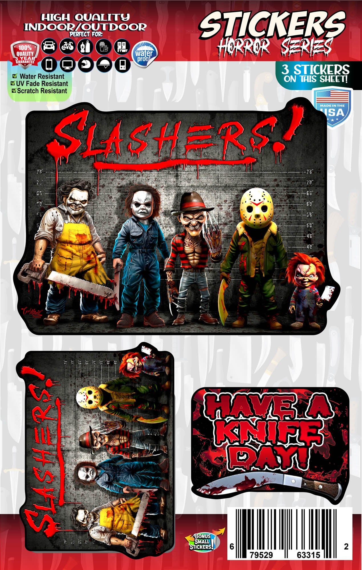 Slasher Suspects - Slasher Stickers