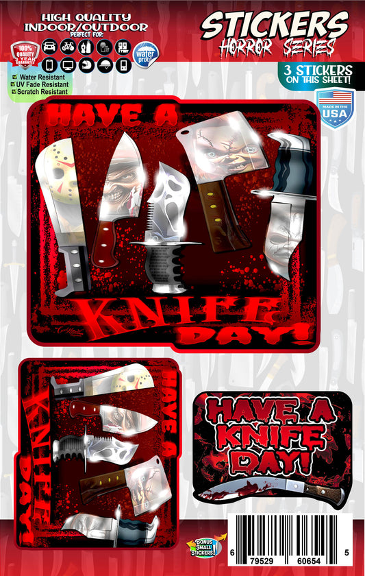 Have a Knife Day - Slasher Stickers